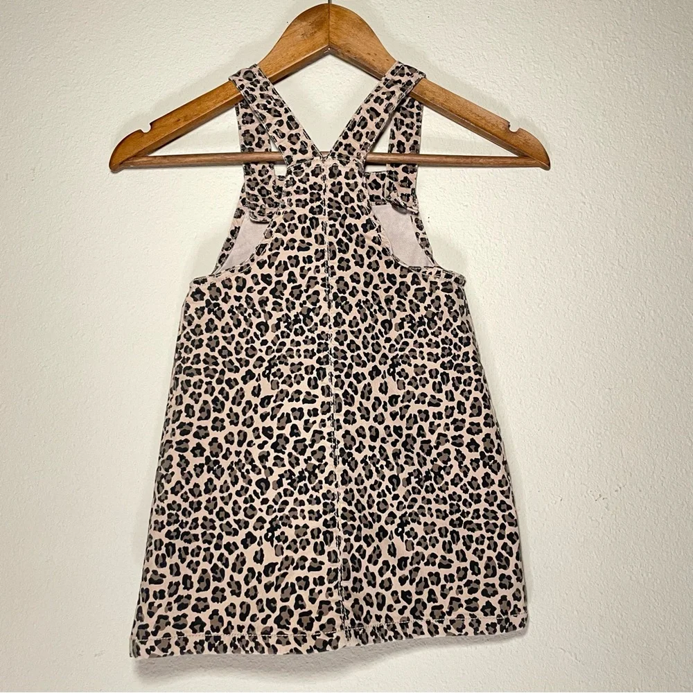 (2) Wonder NationToddler Girls' Jumper Dress Size 4T Tie Dye/Cheetah‎ dress